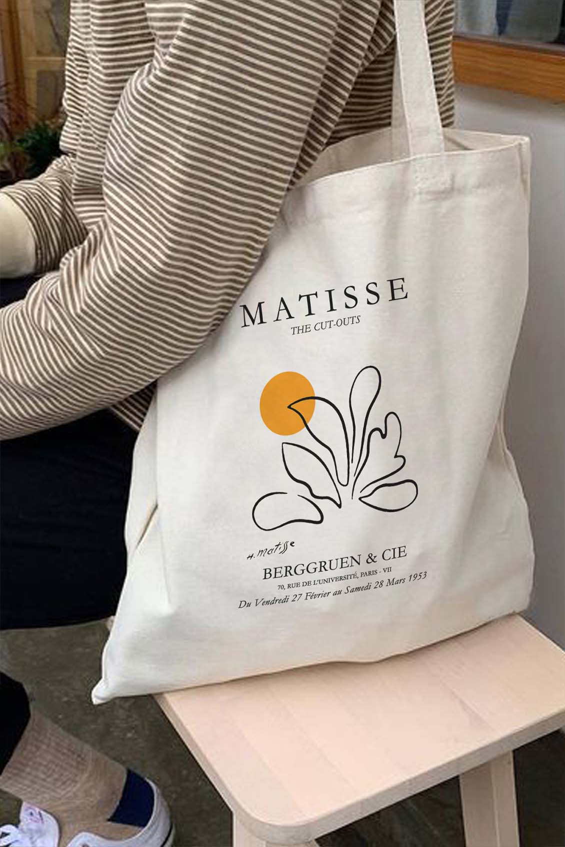 Torba eko Matisse Dark Beige Cut Outs 2