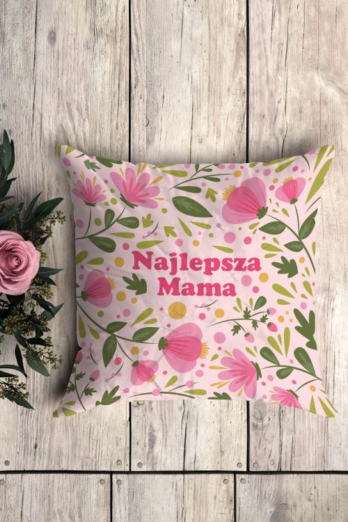 Poduszka Najlepsza Mama Łąka