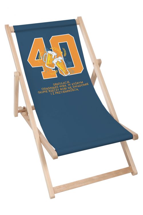Leżak klasyczny Głupie Rzeczy 40