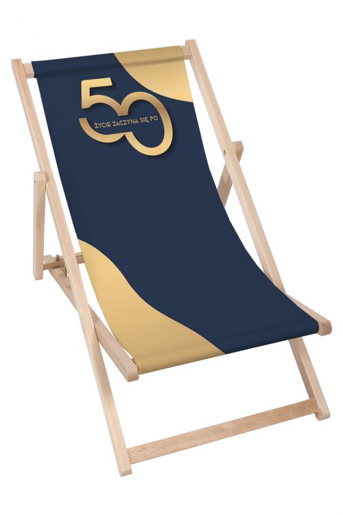 Leżak klasyczny Życie Zaczyna się po 50tce