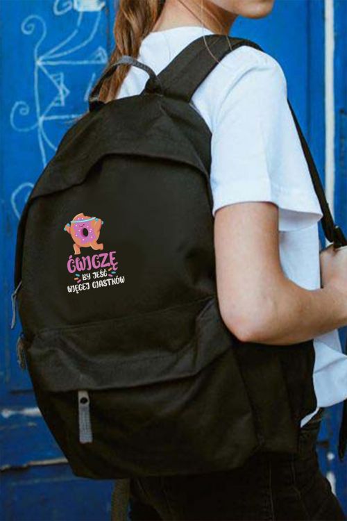 Plecak Simple Ćwiczę by jeść