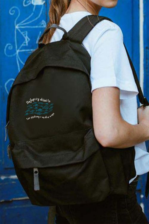 Plecak Simple Najlepszy Dzień z Wędką