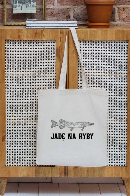 Torba Bawełniana Jadę na Ryby