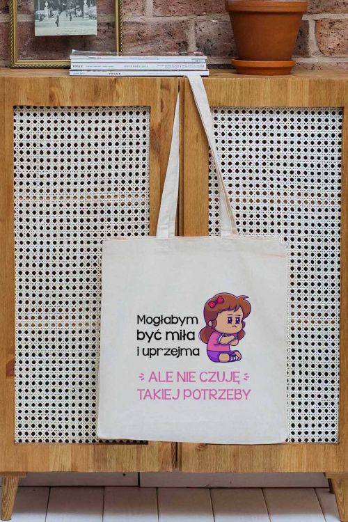 Torba Bawełniana Miła i Uprzejma