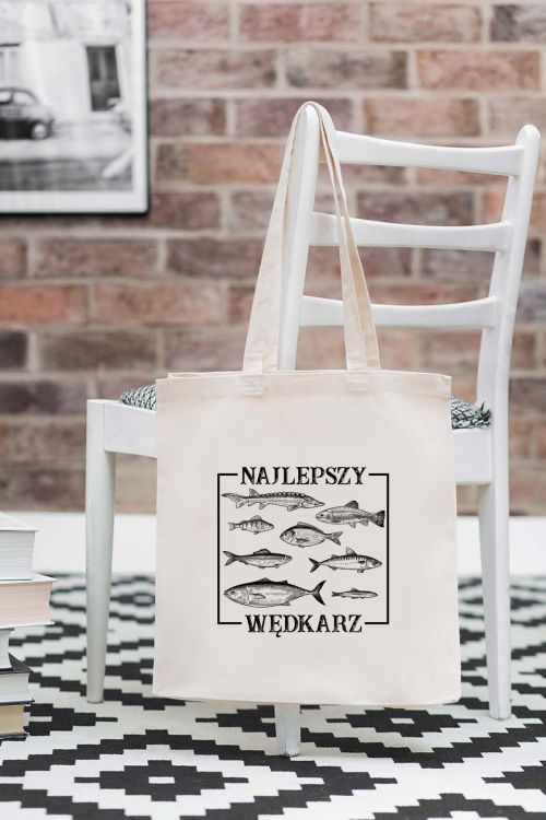 Torba Bawełniana Najlepszy Wędkarz
