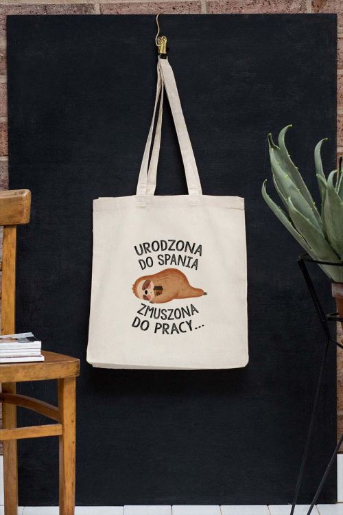 Torba Bawełniana Urodzona do spania