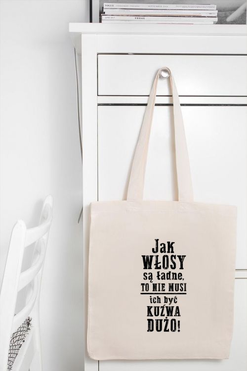 Torba Bawełniana Włosy