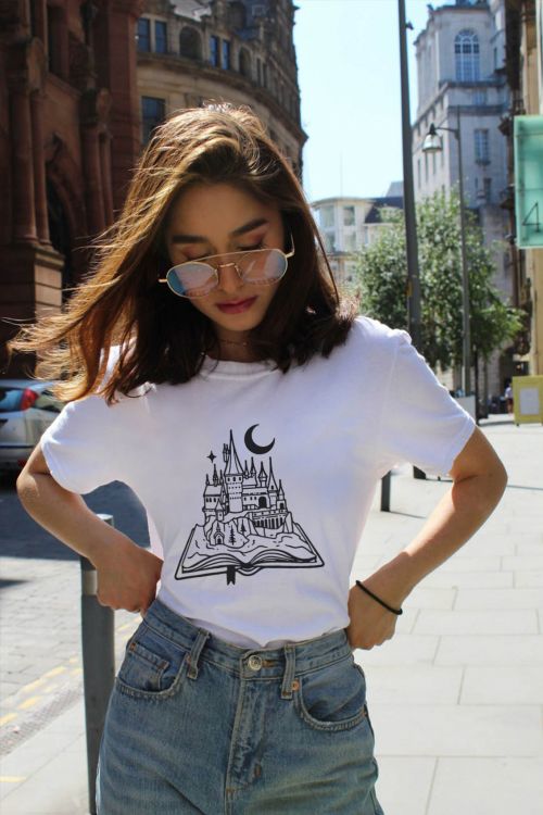T-shirt oversize Hogwarts