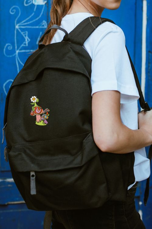 Plecak Simple Happy Flower and Mushrooms