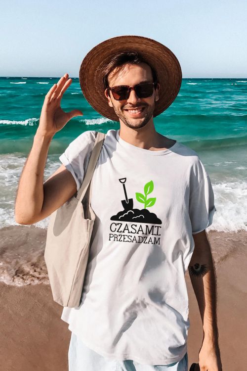 T-shirt oversize Czasami Przesadzam