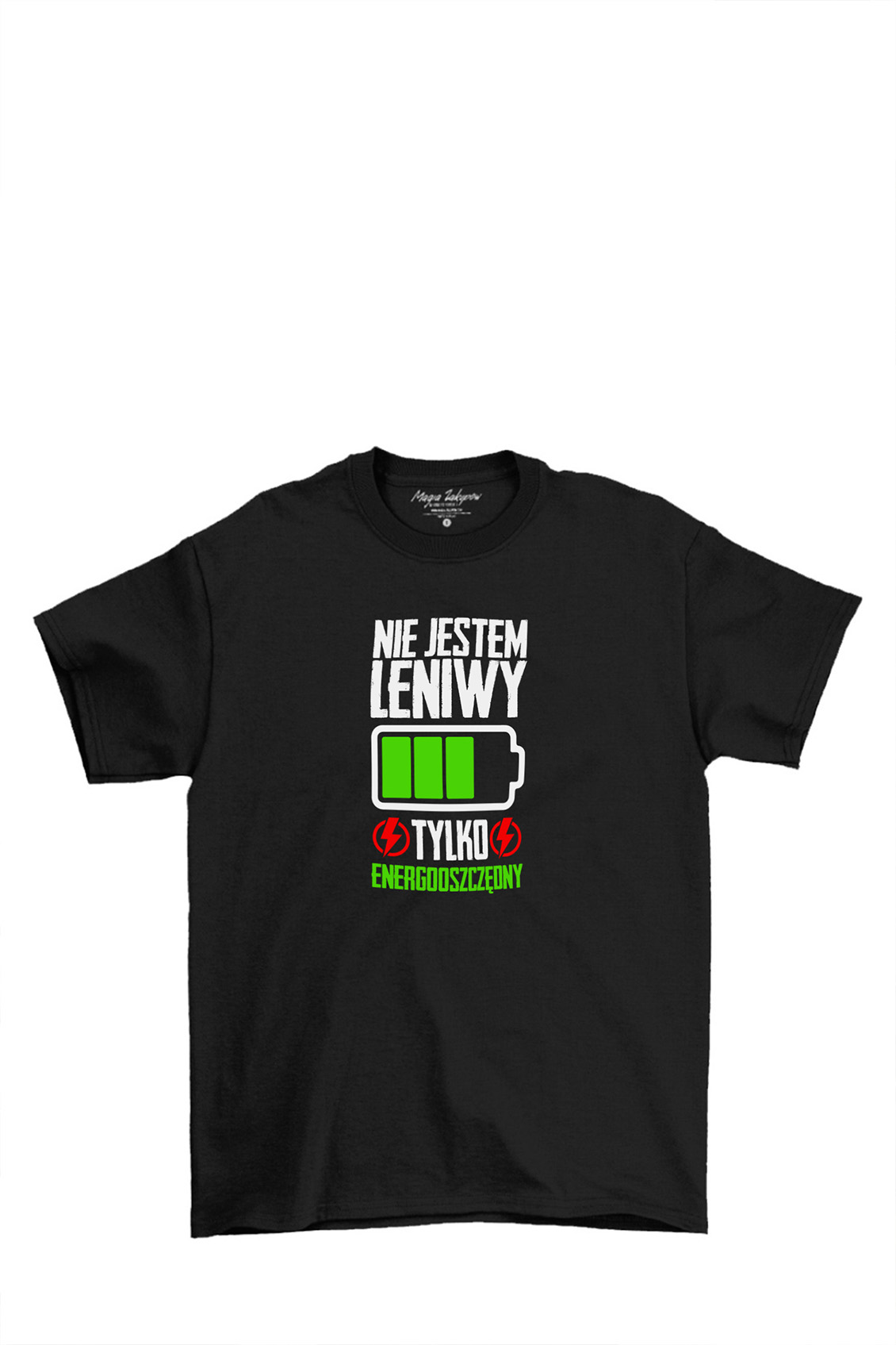T-shirt oversize Energooszczędny