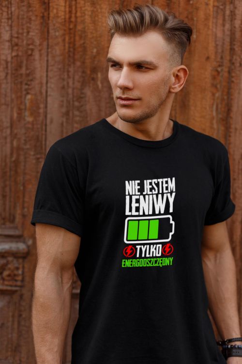 T-shirt oversize Energooszczędny