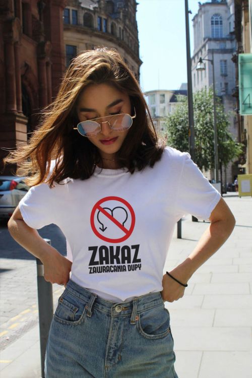 T-shirt oversize Zakaz Zawracania Dupy