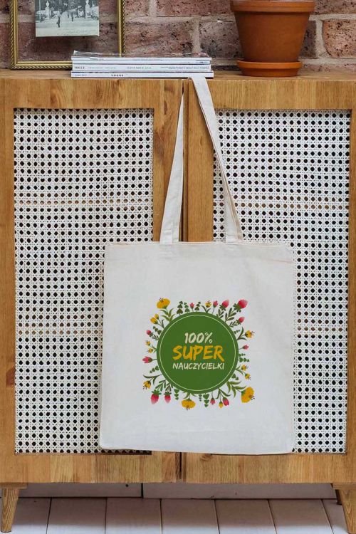 Torba Bawełniana 100% Super Nauczycielki