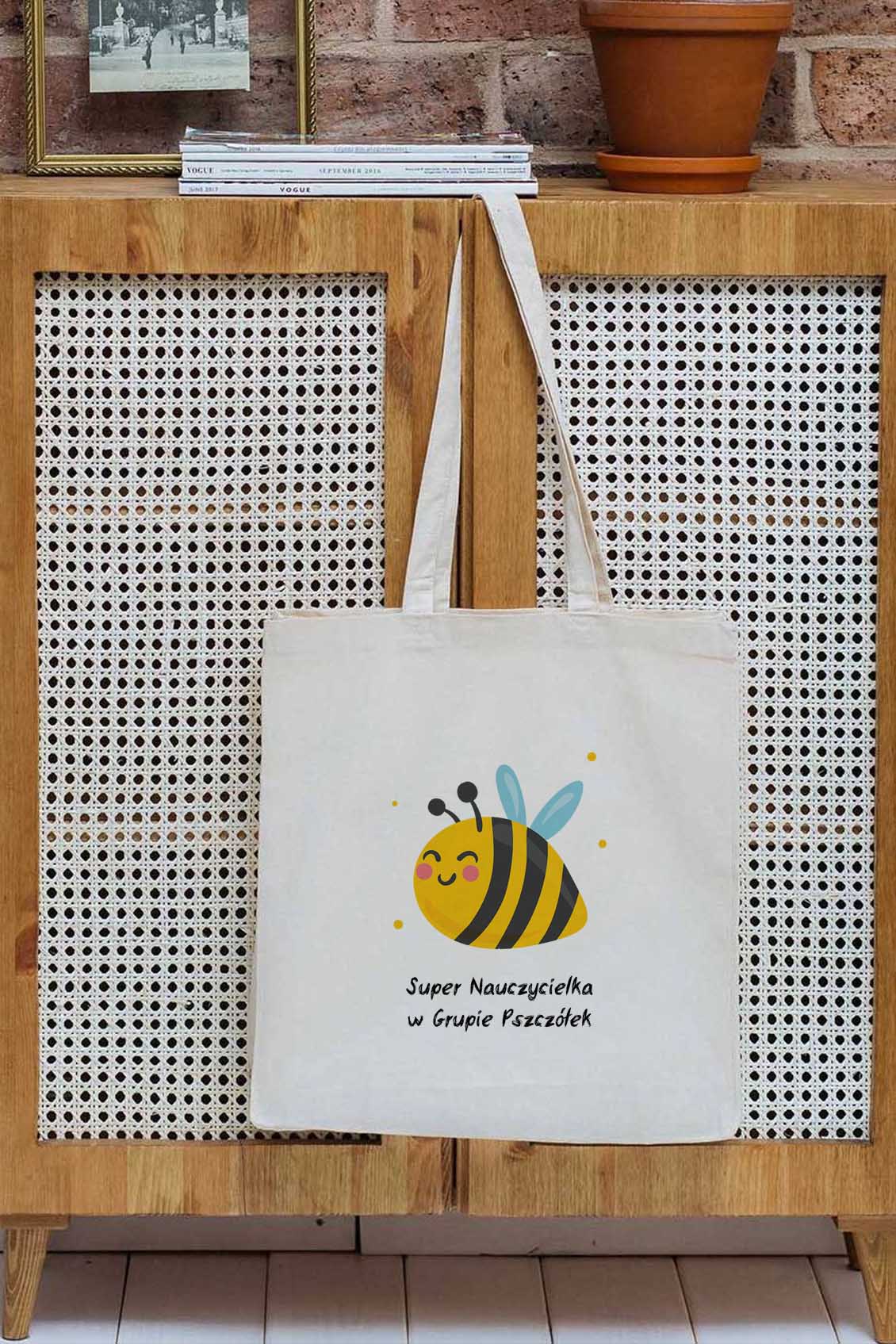 Torba Bawełniana Nauczycielka Pszczółki