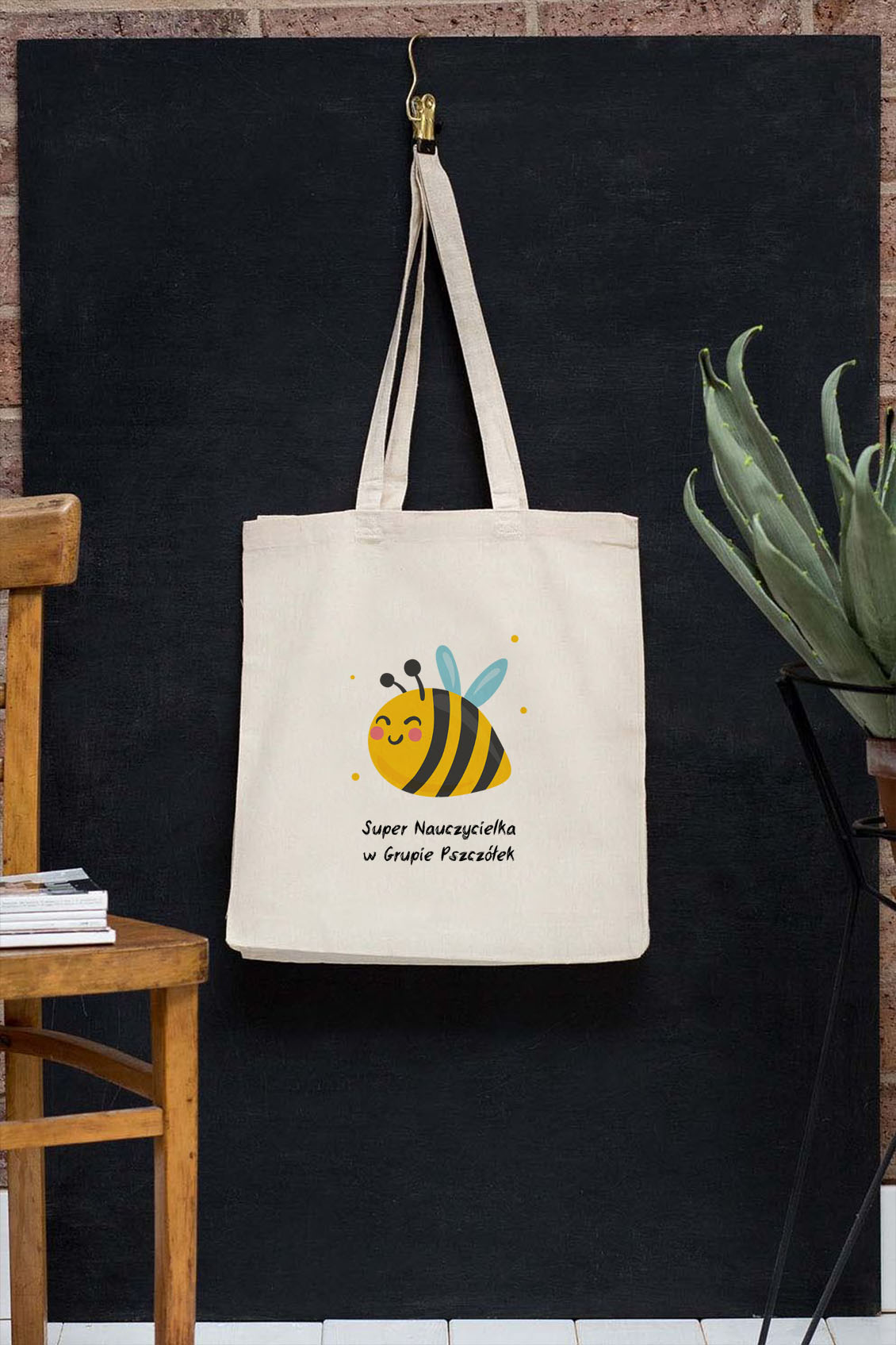 Torba Bawełniana Nauczycielka Pszczółki