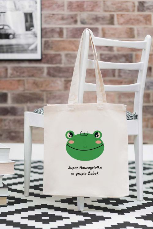 Torba Bawełniana Nauczycielka Żabki