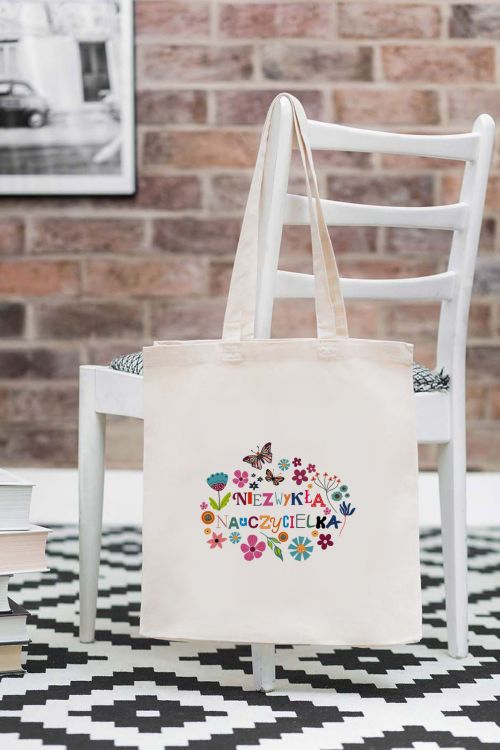Torba Bawełniana Niezwykła Nauczycielka