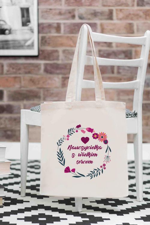 Torba eko Nauczycielka z Wielkim Sercem