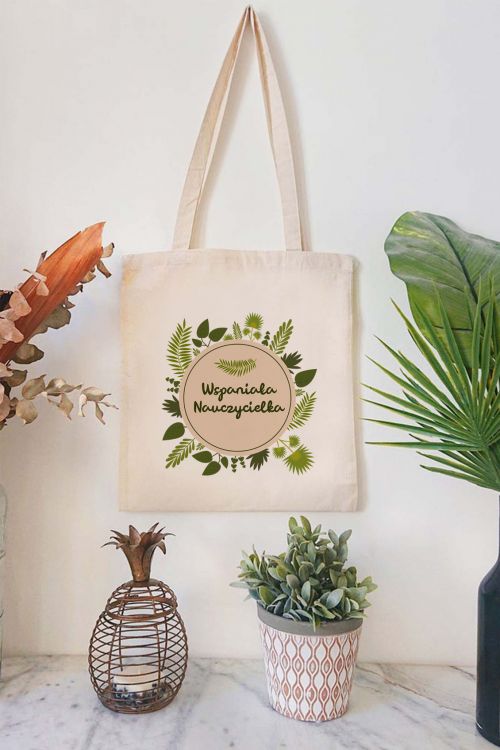 Torba eko Wspaniała Nauczycielka Liście 