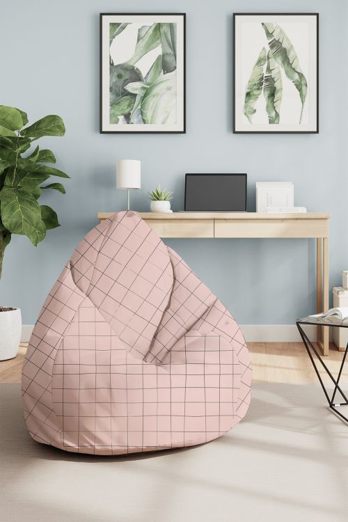 Puf Distorted Pink
