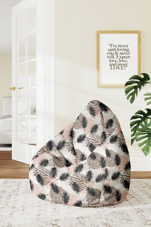 Puf Animal and Tropical Geometric