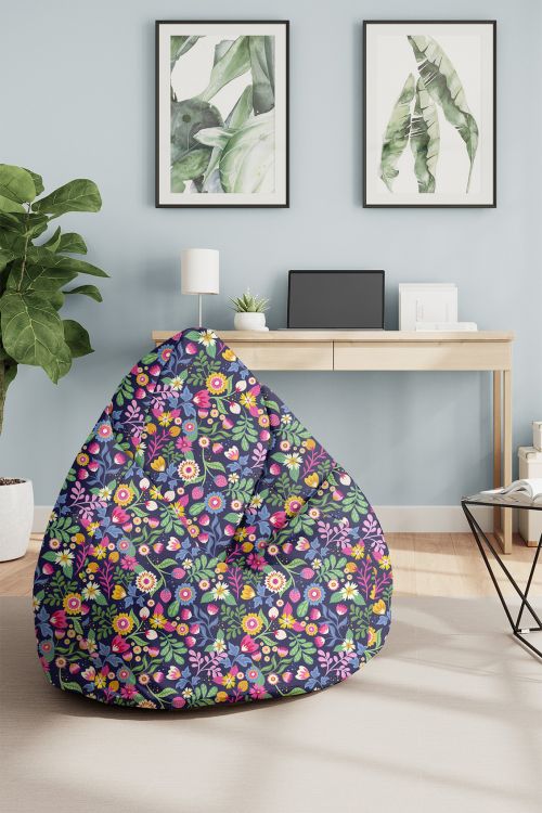 Puf Exotic Floral