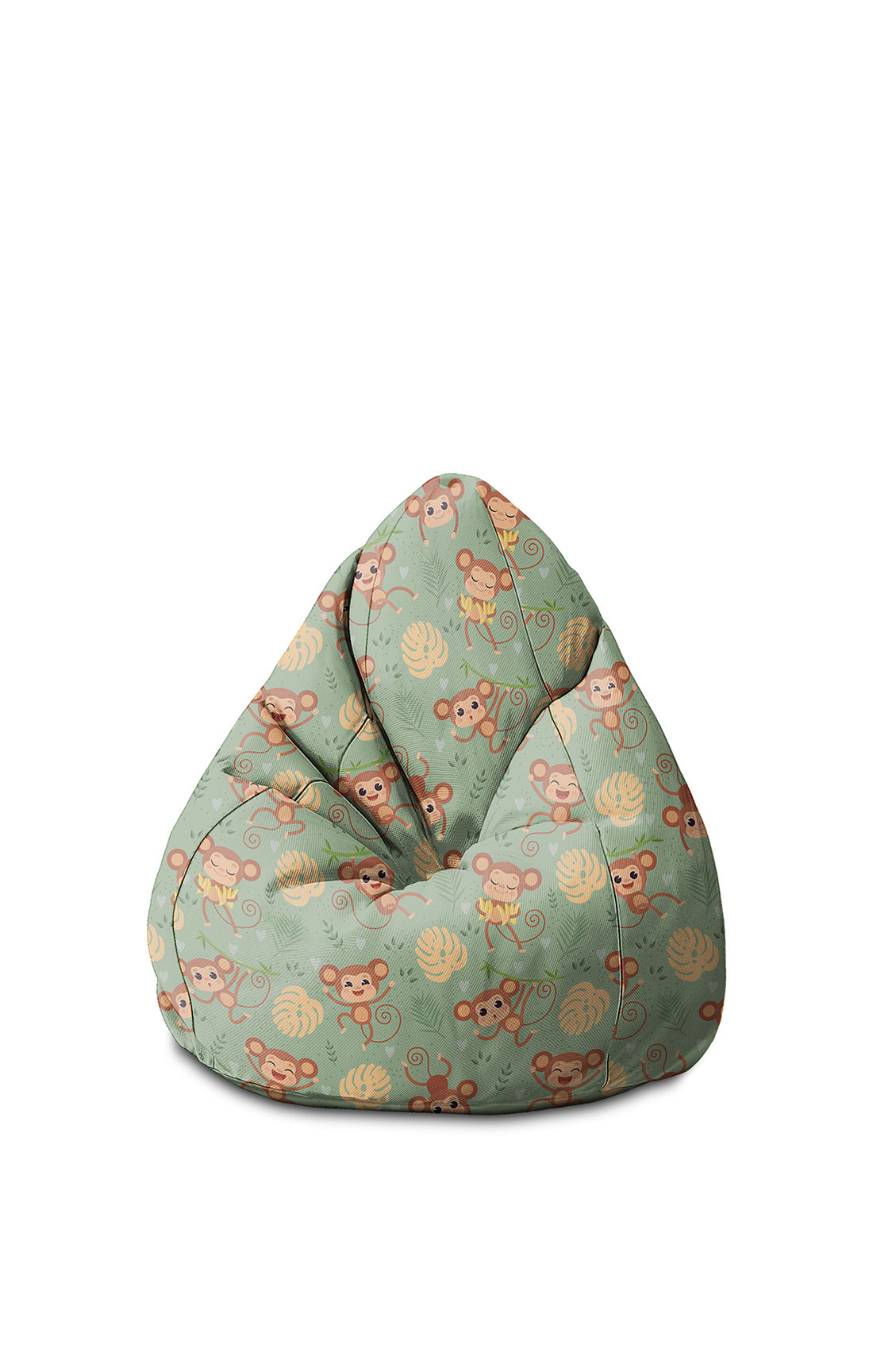 Puf dziecięcy Monkey on Jungle