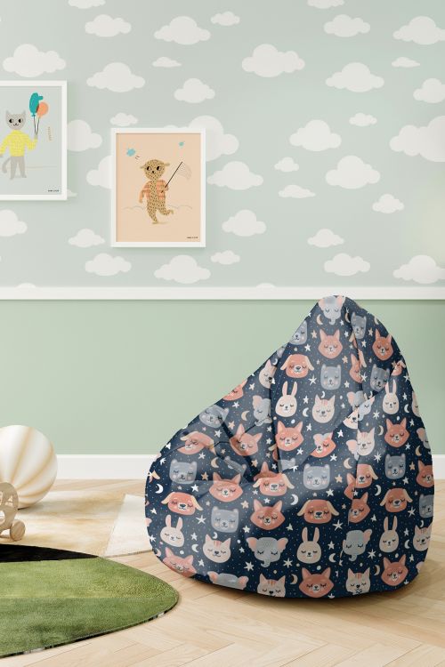 Puf dziecięcy Sleeping Animals
