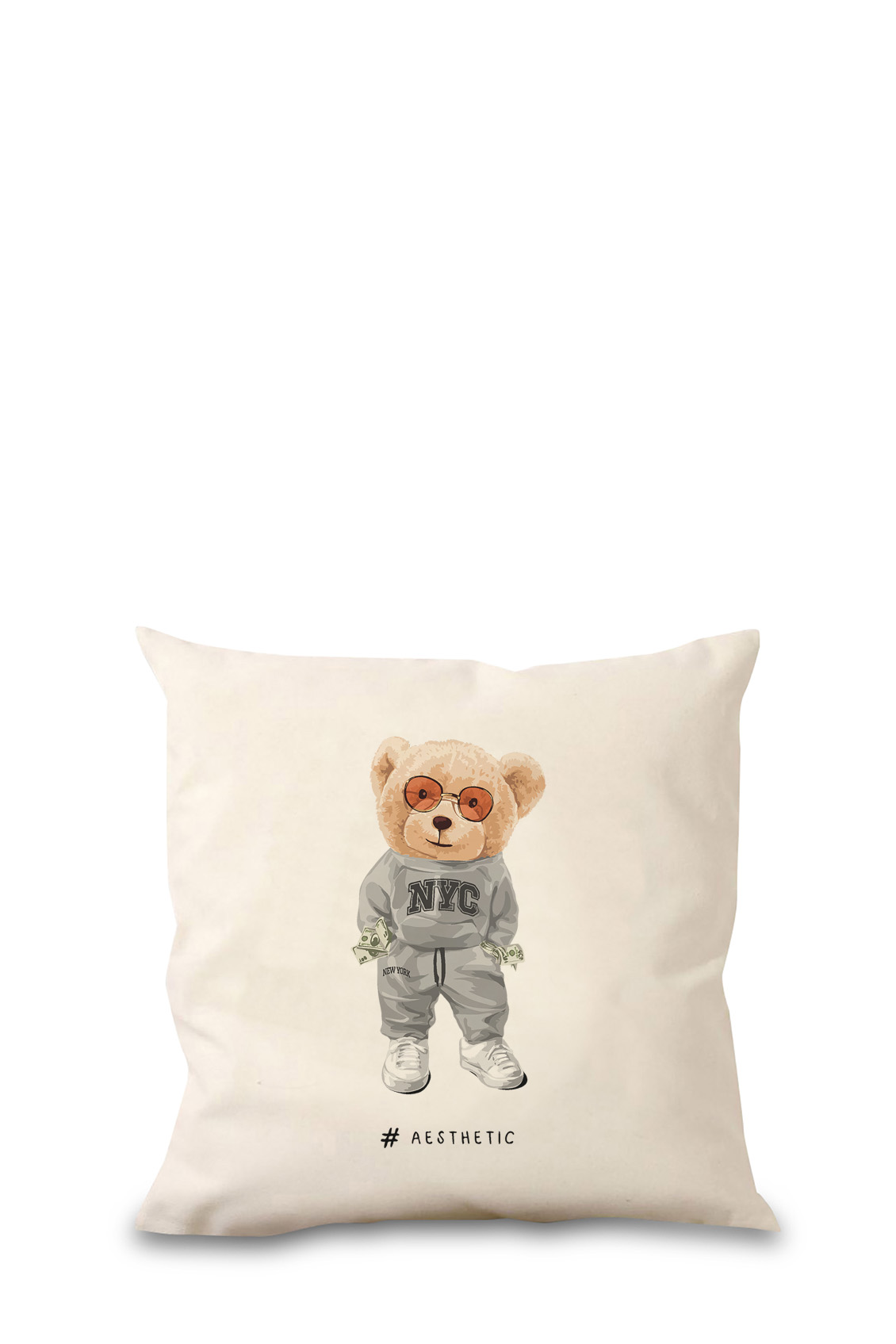 Poduszka Bawełniana Canvas Aesthetic Bird