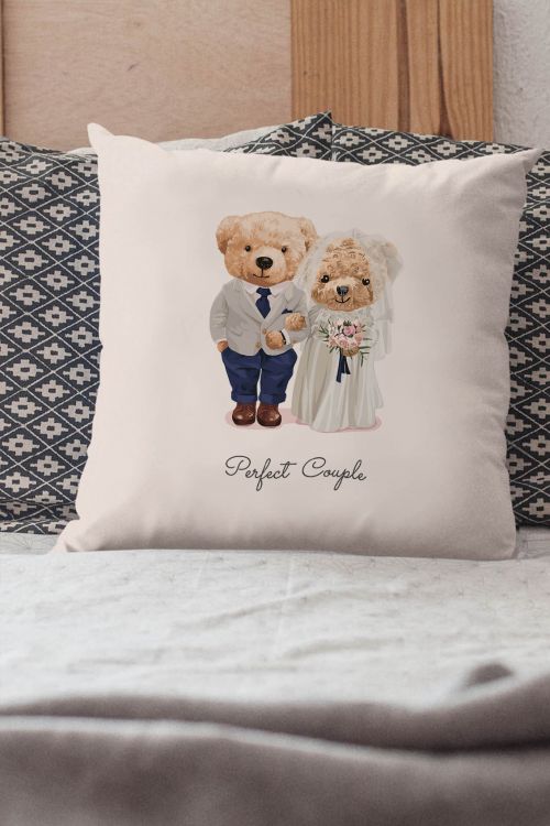 Poduszka Bawełniana Canvas Perfect Couple
