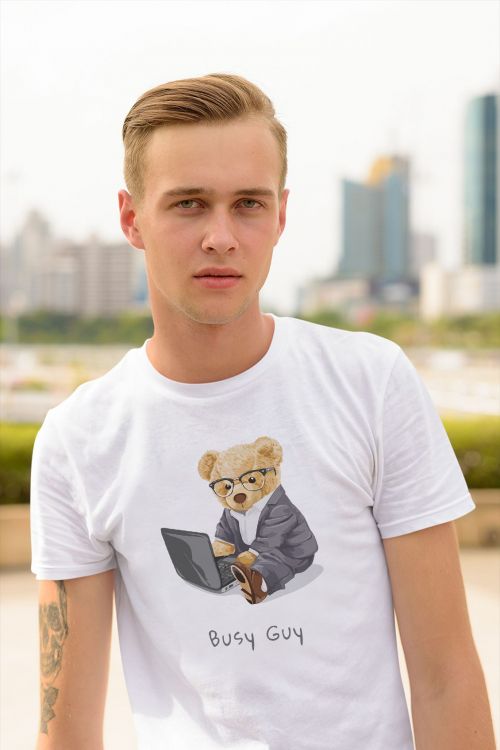 T-shirt oversize Busy Guy