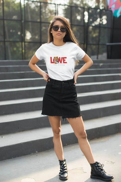 T-shirt oversize Love Relax and Enjoy
