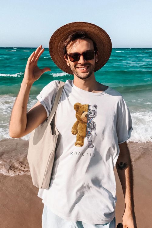 T-shirt oversize Robotic