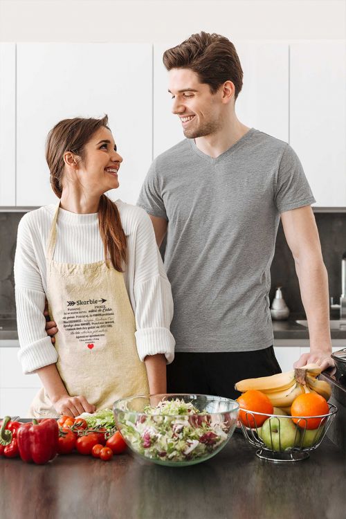 Fartuch Bawełniany Skarbie Serce