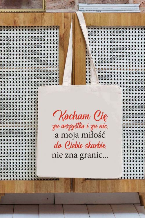 Torba Bawełniana Kocham Cię za Wszystko