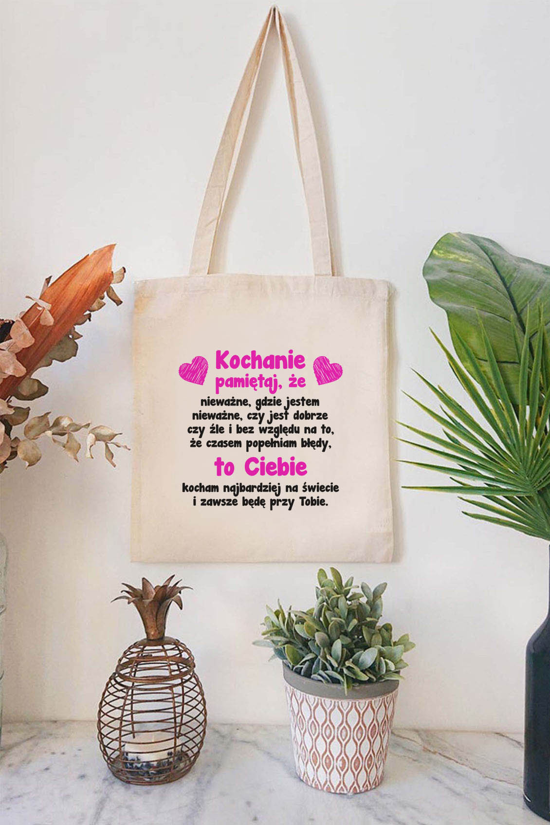 Torba Bawełniana Kochanie Pamiętaj