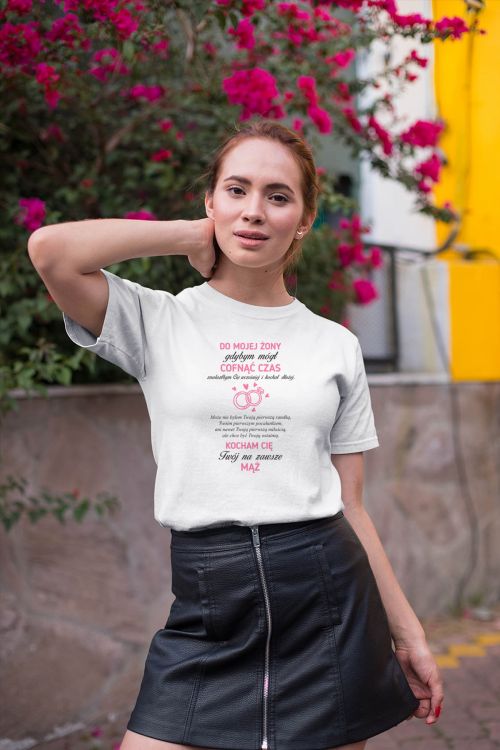T-shirt oversize Do Mojej Żony