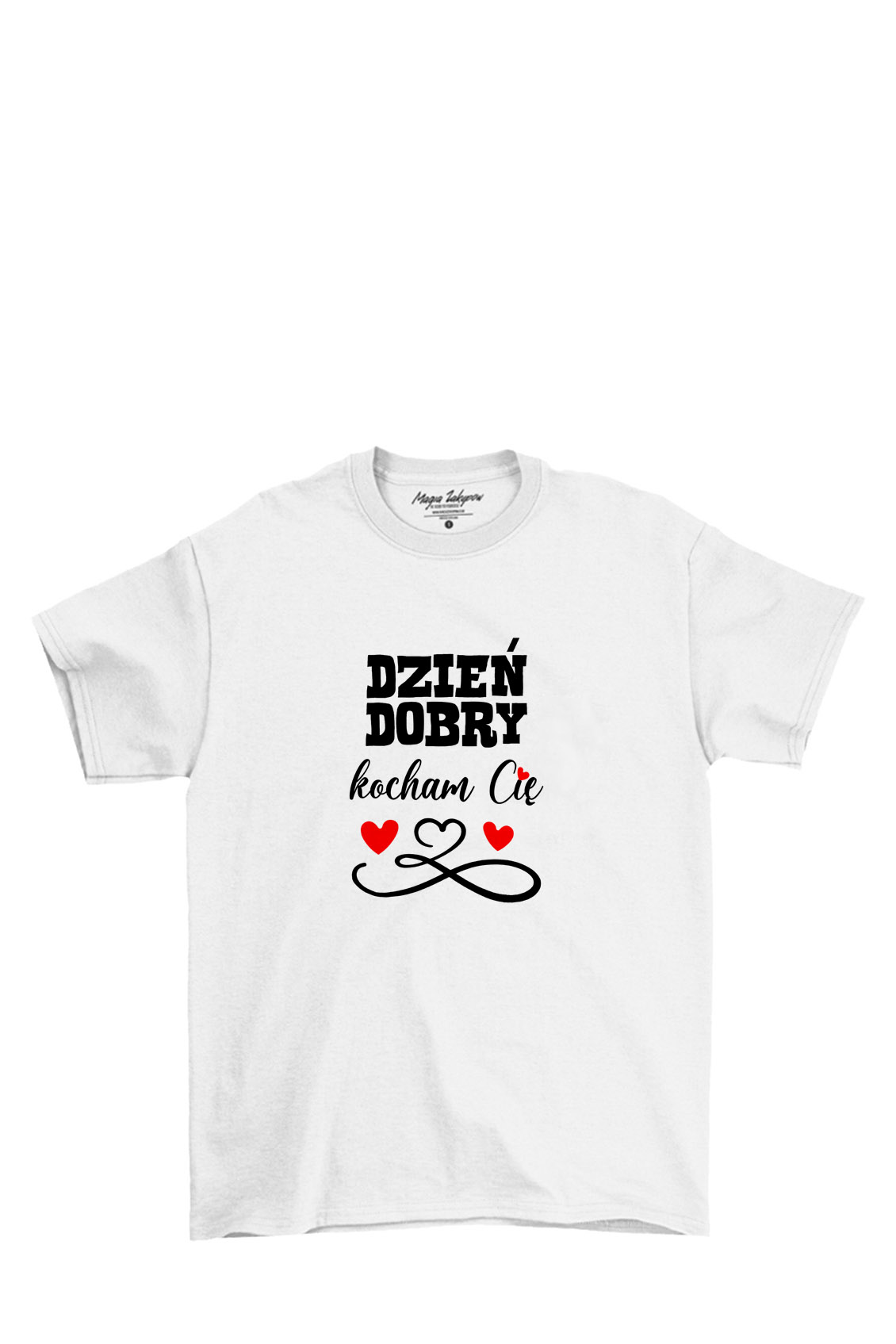 T-shirt oversize Dzień Dobry Kocham Cię