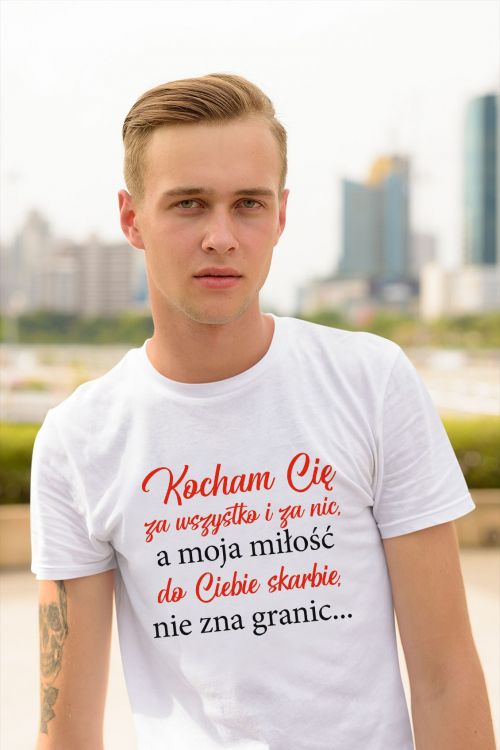 T-shirt oversize Kocham Cię za Wszystko