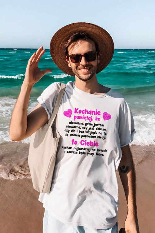 T-shirt oversize Kochanie Pamiętaj że...