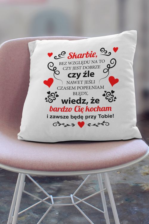 Poduszka Skarbie Wiedz że...