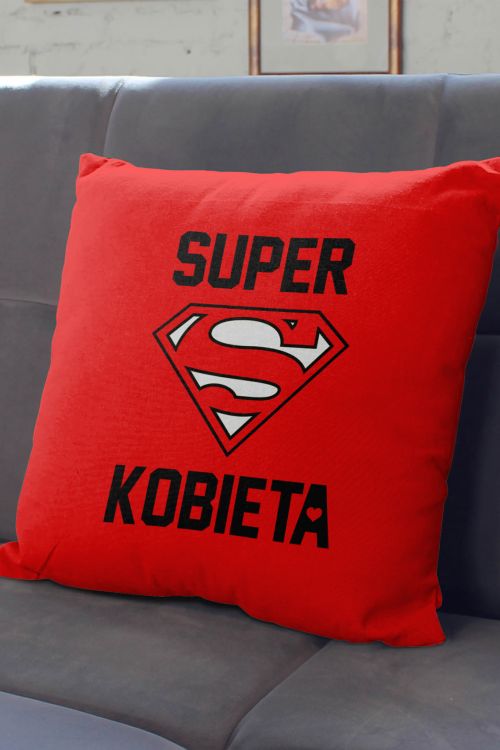 Poduszka Super Kobieta