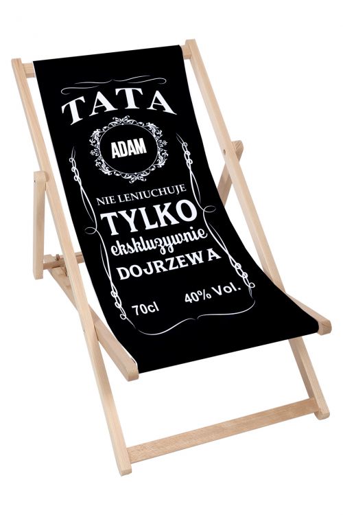 Leżak klasyczny Tata Ekskluzywnie Dojrzewa PERSONALIZACJA 