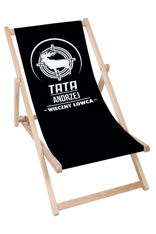 Leżak klasyczny Tata Wieczny Łowca PERSONALIZACJA