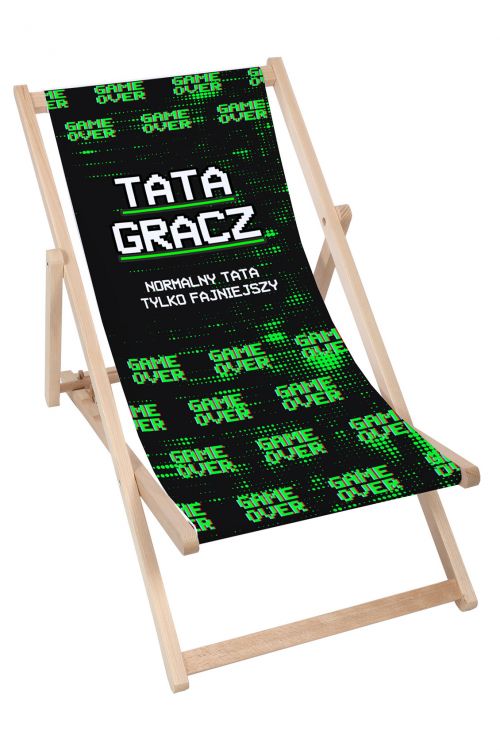 Leżak klasyczny Tata Gracz