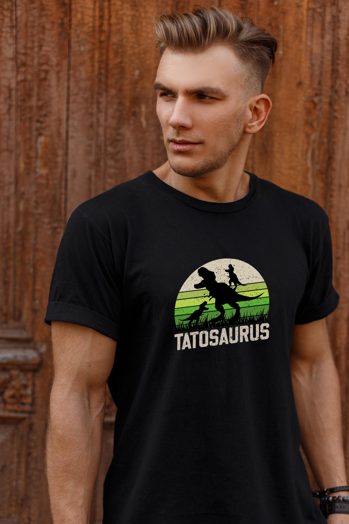 T-shirt oversize Green Tatosaurus 