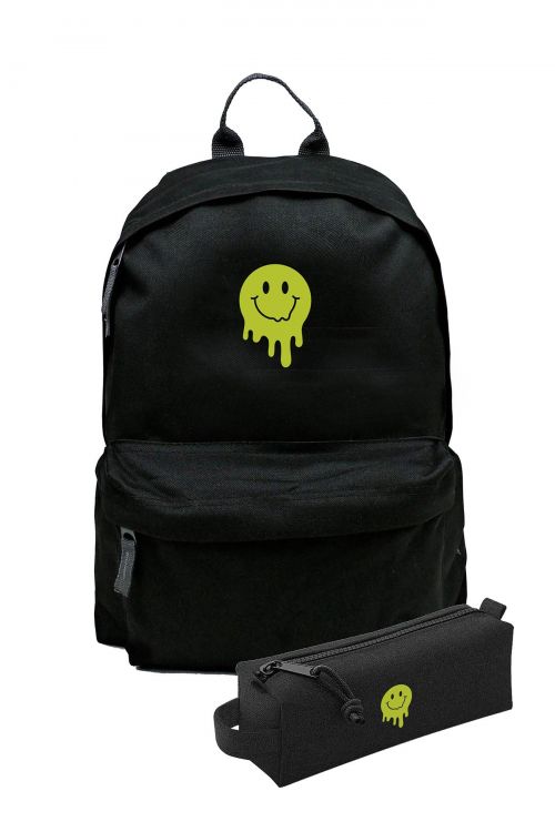 Zestaw Plecak Simple i piórnik Pouring Smile