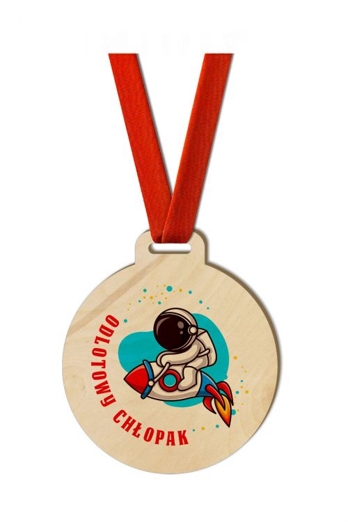 Medal Drewniany Odlotowy Chłopak