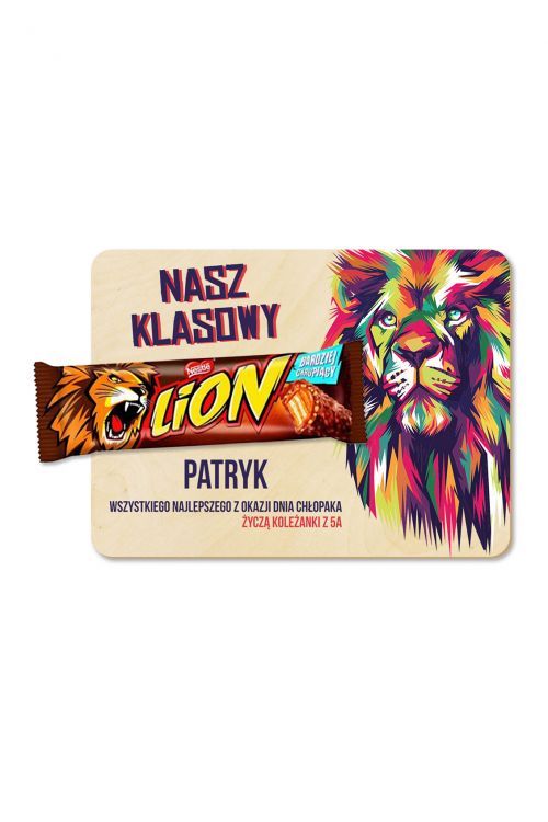 Tabliczka Nasz Klasowy Lion PERSONALIZACJA 